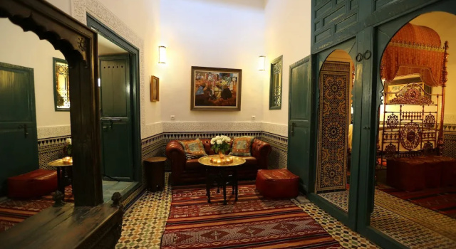 Люкс Luxury с видом на сад Palais Riad Lamrani