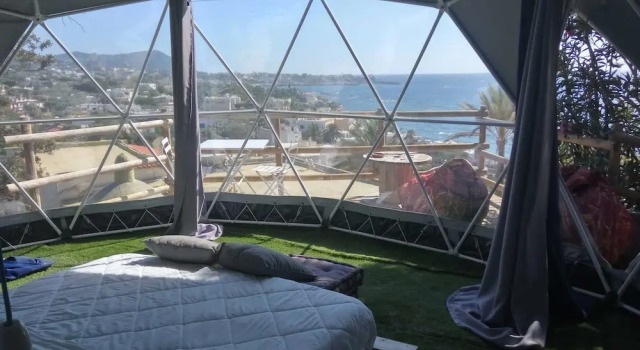 Тент с видом на море Eremo di Montevergine Ischia Apartments