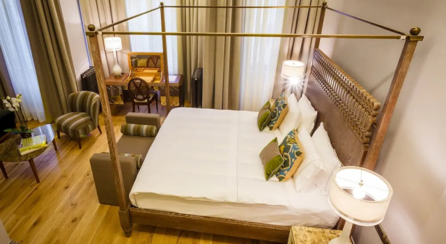 Deluxe pokoj s balkonem a a výhledem na město Ravouna 1906 Suites - Special Class, Adults Only