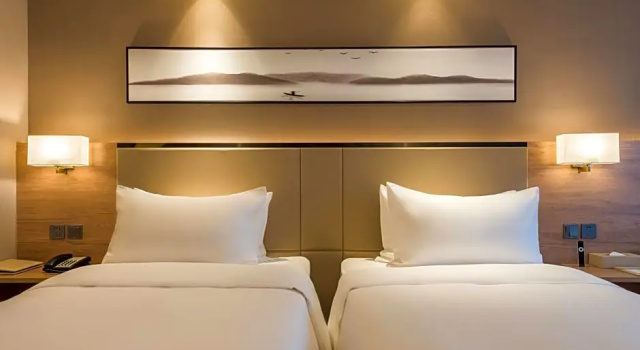 Двухместный номер Deluxe Mercure Yantai Golden Beach