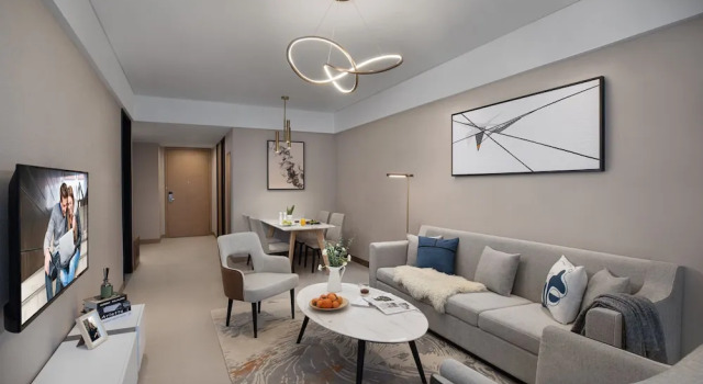 Апартаменты Deluxe с 2 комнатами Citadines New District Wuxi
