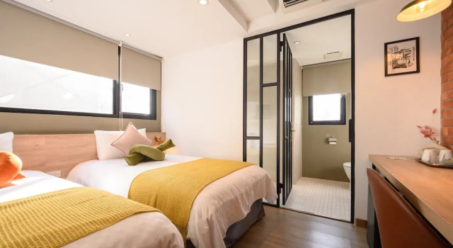 Luksusowy dwuosobowy pokój Hotel East Taichung