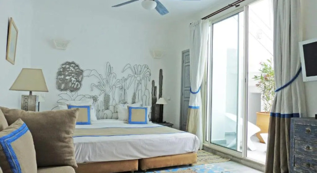 Люкс Deluxe Riad Le Perroquet Bleu Suites & Spa