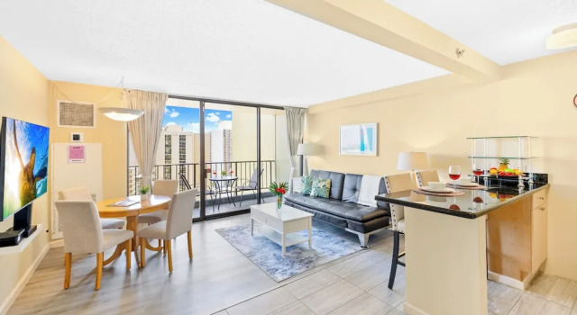 Номер Standard c 1 комнатой с видом на океан Waikiki Sunset Close to Beach with Parking