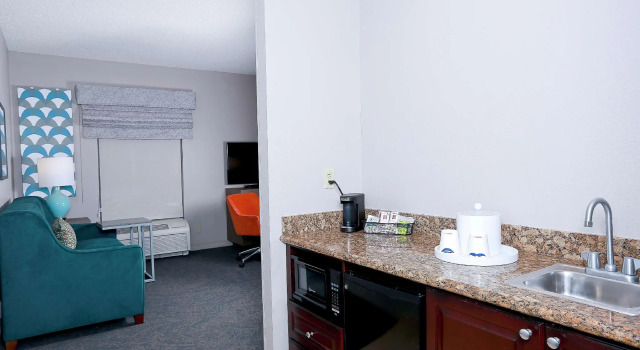 Четырёхместный люкс Hampton Inn & Suites Tampa-Wesley Chapel