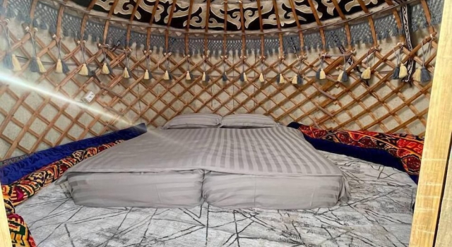 Двухместный номер Standard с видом на горы Глэмпинг Agat Yurt Camp