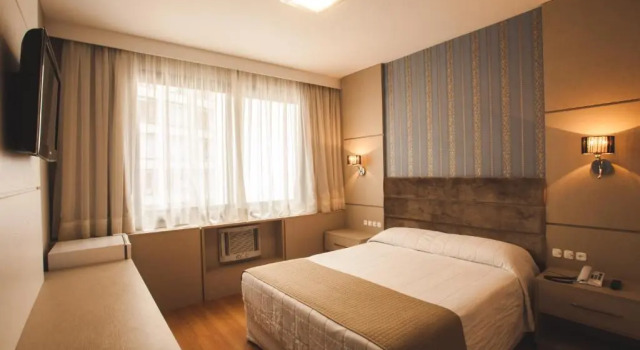 Двухместный номер Deluxe Curitiba Palace Hotel