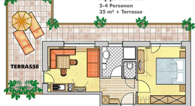 Апартаменты Apparthaus Villa Knauer