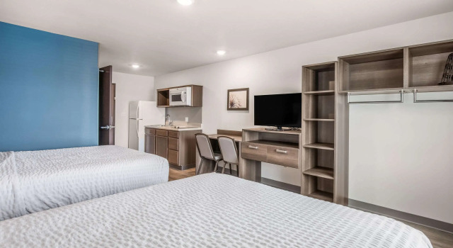 Четырёхместный номер Standard WoodSpring Suites Chicago Midway
