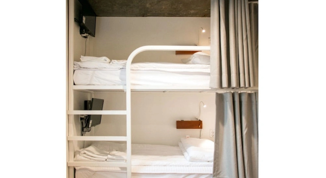 (camerata femminile) letto in camerata con vista OkiDoki House