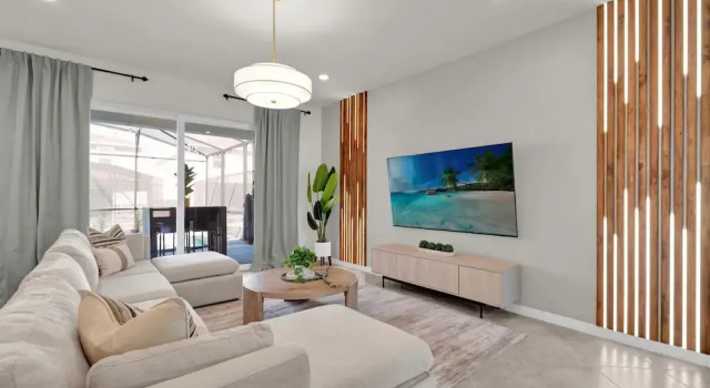 Upstay Family Home w Cinema, Pool & BBQ Clermont, Book Feriehus Villaer i Florida, Villa