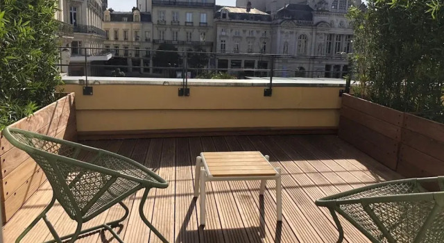 Двухместный номер Executive с балконом и с видом на город Hôtel Saint-Julien