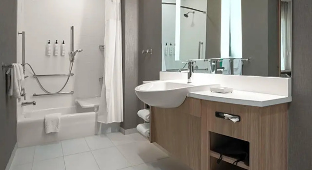 Двухместный люкс SpringHill Suites by Marriott Charlotte Airport Lake Pointe