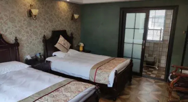 Семейный люкс с 2 комнатами Manman Courtyard Hostel Hangzhou West Lake