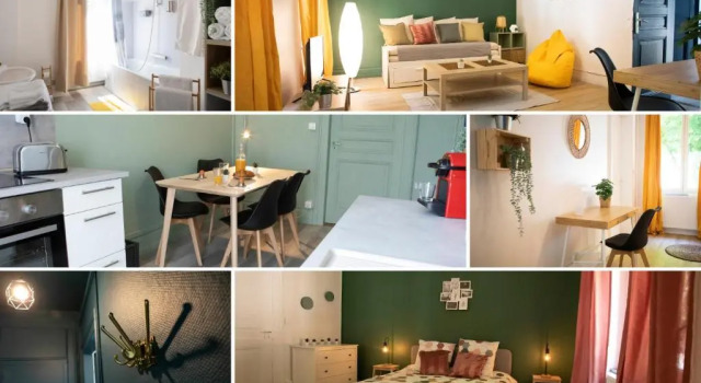 GREEN APPART Le Chêne Rouge avec Jardin et L'Epicéa 1er étage, Buchen Sie Ferienwohnung Apartments in Haut-Rhin, Ferienwohnung