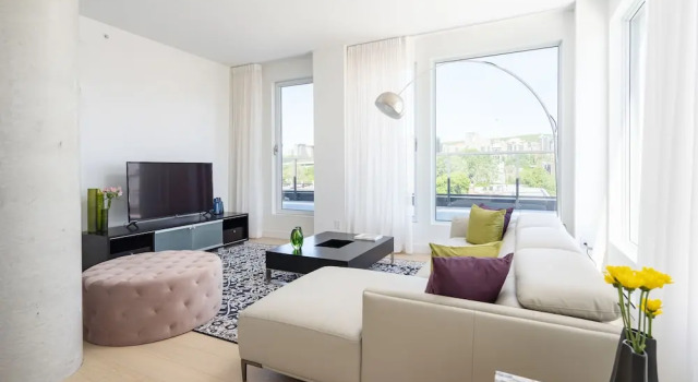 Luxe penthouse kamer uitzicht op de stad Le Se7t Penthouses