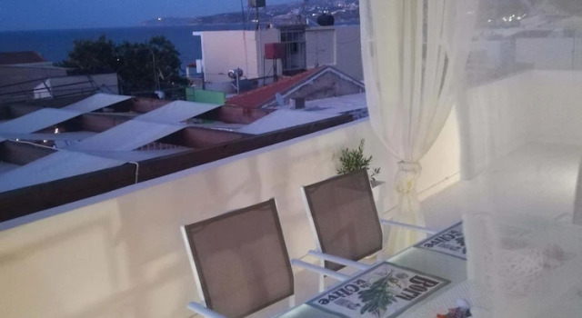 Семейный коттедж с 2 комнатами с видом на море Kalyves Sea View Maisonette