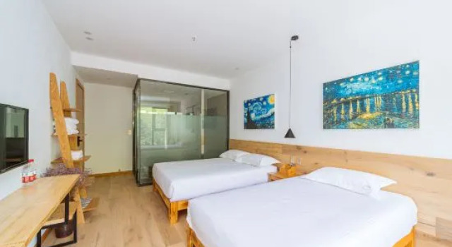 Одноместный номер Standard с красивым видом из окна Moganshan Pinhouwu Hotel