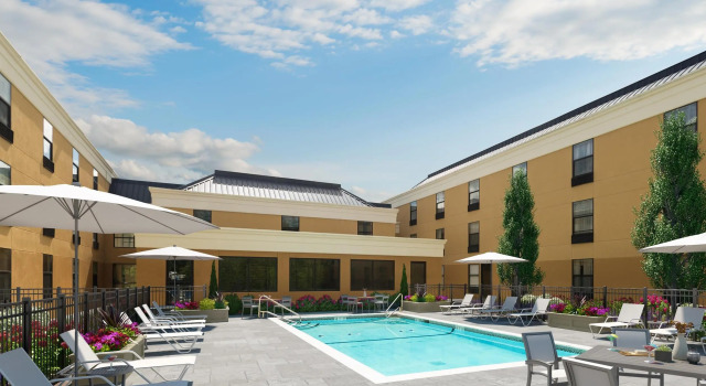 Кровать в общем номере The Crossroads Hotel - Newburgh