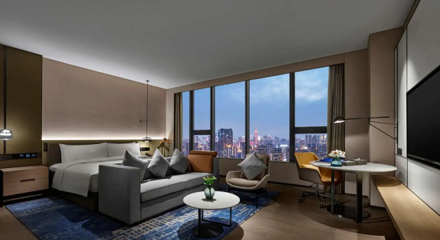 Номер Premium DoubleTree by Hilton Chengdu Riverside - Close to Panda Base and Chengdu East Railway