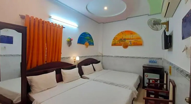 Двухместный номер Deluxe с балконом и с красивым видом из окна Huynh Lac Can Tho Hotel