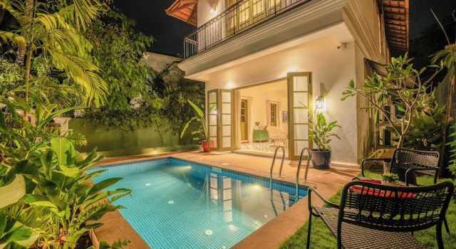 Staymaster Tipsy Turtle 2BR Villa, Varaa Villa Vagator Pohjois-Goa
