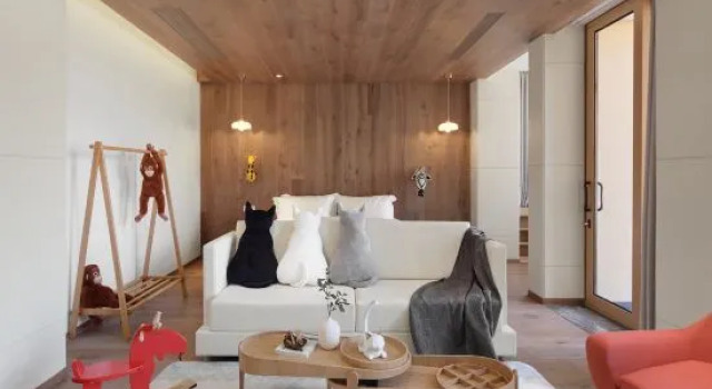 Двухместный семейный люкс Mogan Mountain Akita Cuckoo Fairytale World B&B
