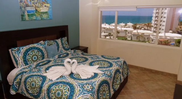 Beautiful 1.5 Bedroom Condo on the Sea of Cortez at Las Palmas Resort D-502 1 Condo by RedAwning, Book Resort Puerto Penasco Sonora