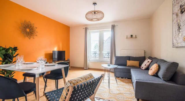 Апартаменты Superior Perle Rare - L'étincelle - Centre ville - Gare - Fibre wifi