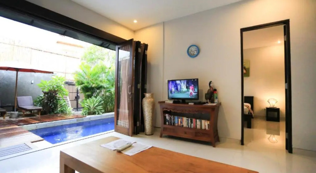 Nyoman Villa Sanur, Rezerwuj Willa Domki letniskowe w Bali, Domek