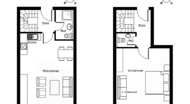 Апартаменты Ferienwohnung 3 03 Inselstrand