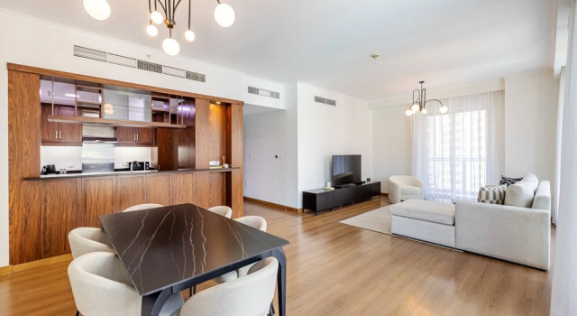 2BR The Residences Burj Fountain View, Забронировать Отель Даунтаун Дубай , рядом с Дубайский аквариум