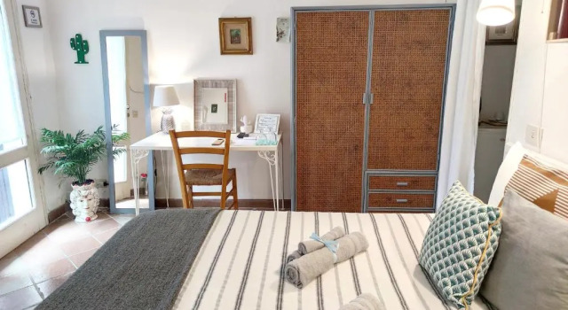 Standard- dobbelt værelse med haveudsigt B&B Casa Chinaski