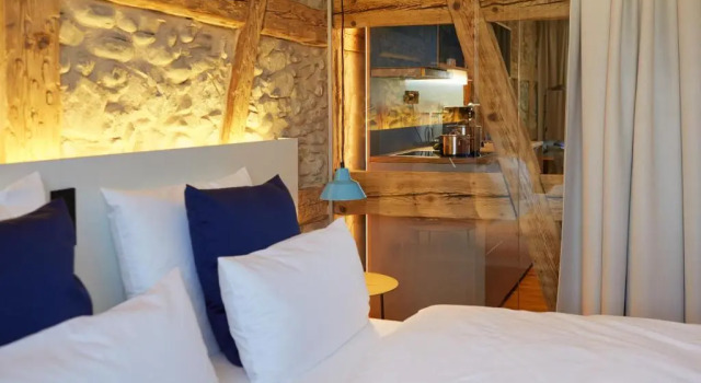 Апартаменты с 2 комнатами Sternen Bohlingen Aparthotel
