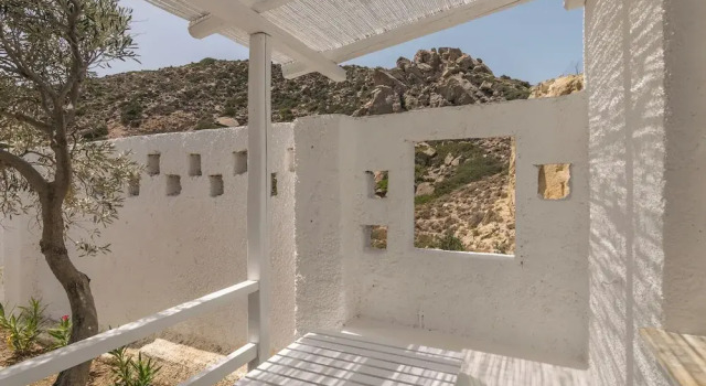 Номер Comfort с частичным видом на море Summer Residence - Sea View Retreat in Provatas, Milos