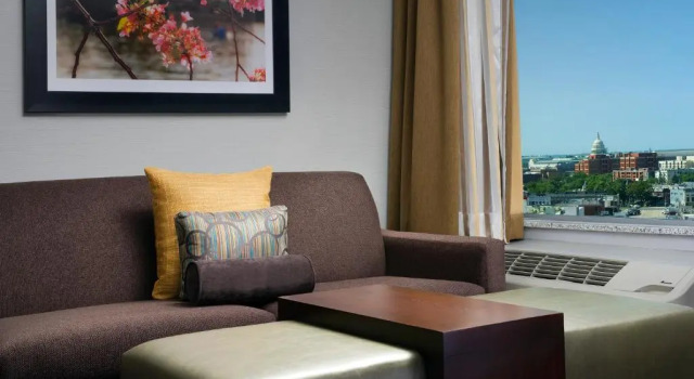 Двухместный люкс c 1 комнатой Homewood Suites by Hilton Washington DC NoMa Union Station
