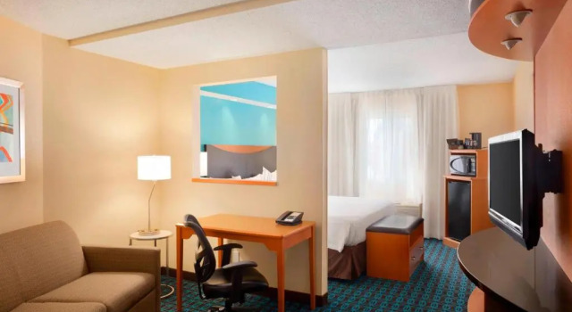 Двухместная студия Fairfield Inn & Suites Minneapolis St. Paul/Roseville