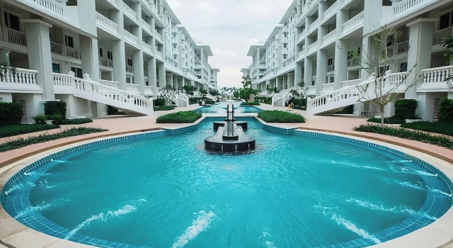 Modern 2-bedroom Condo With Ocean and Pool Views in Cha-am, Rezervovat Hotel Hotely v Petchaburi s parkováním, Parkování