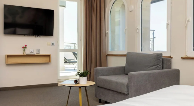 Номер Standard Пентхаус с балконом и с видом на море Hotel Antea - By The Sea