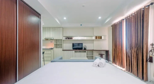 Fully Furnished With Cozy Design Studio Azalea Suites Apartment, Rezervovat Apartmán Cikarang West Java