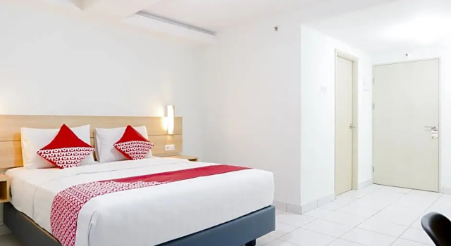 Двухместный номер Deluxe OYO Flagship 210 Amethyst Kemayoran Near RSUD Pademangan