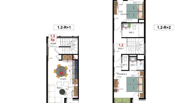 Апартаменты Дуплекс Chalet Hôtel Turquoise