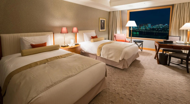 Двухместный номер Rainbow Bridge Side Deluxe Executive Floor Authentic Style Grand Nikko Tokyo Daiba