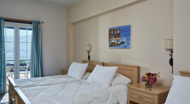 Трёхместный номер Standard с видом на море Andros Holiday Hotel