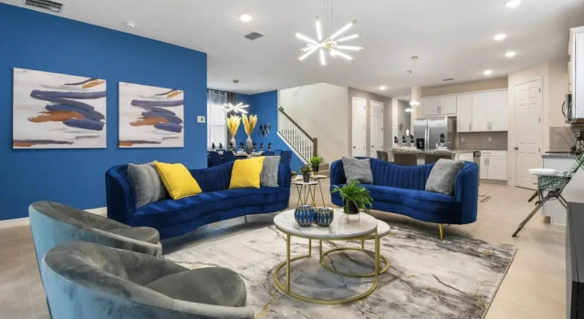 Fantastic 7BR Green View Pool Spa Loft Disney Area, Kissimmee, Забронировать Курортный отель Курортные отели Фор Корнерз, Курортный отель