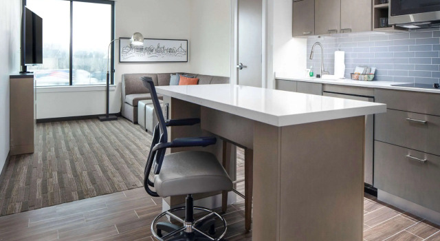 Двухместный люкс с кухней c 1 комнатой Hyatt Place Allentown - Lehigh Valley