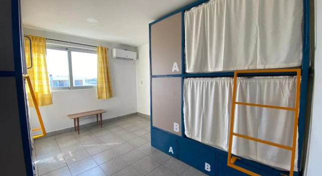 Кровать в общем номере (женский номер) Viajero San Andres Hostel