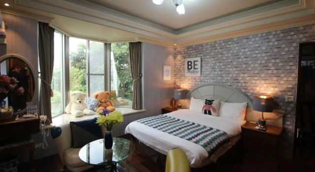 Двухместный номер Standard с красивым видом из окна Yilan Pine Villa Homestay