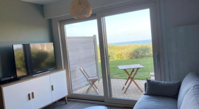 Superbe appartement restauré avec vue sur mer., Varaa Huoneisto Wimereux 
