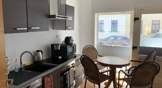 Апартаменты Zentrale 2 Zimmer EG Wohnung mit Balkon